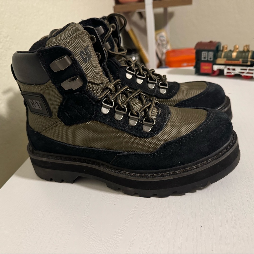 Caterpillar Platform Combat Boots 8